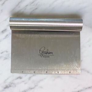 Graham Kerr Dough Pastry Scraper Cutter Stainless Steel Bash and Chop Scoop